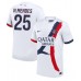 Paris Saint-Germain Nuno Mendes #25 Venkovní Dres 2024-25 Krátkým Rukávem